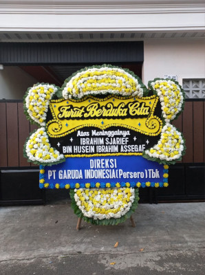 Papan Bunga Duka di Kalimanggis
