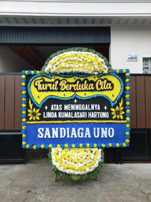 Papan Bunga Duka di Kalimanggis