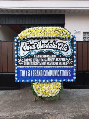 Papan Bunga Duka di Kalimanggis